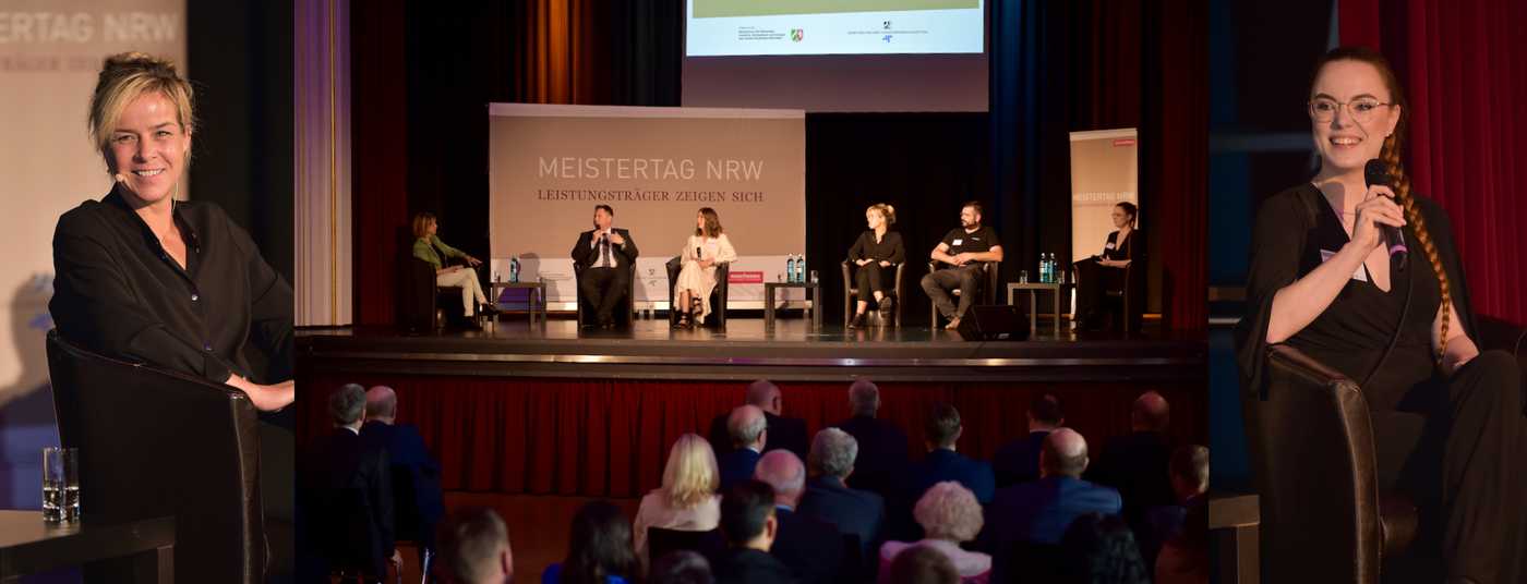 Titelbild für den Diary Eintrag Bühnengespräch und Verleihung auf dem Meistertag 2022